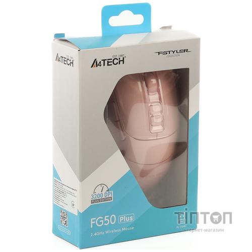 Миша бездротова A4Tech Fstyler FG50 Plus Pink