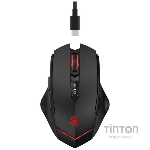 Миша бездротова Bloody R80 Plus Black