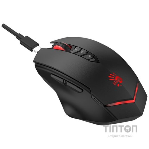 Миша бездротова Bloody R80 Plus Black