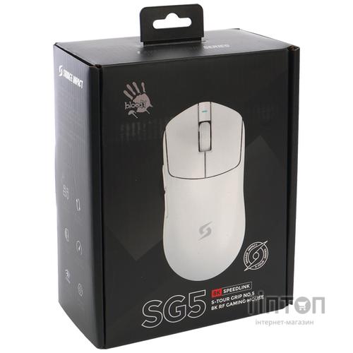 Миша бездротова Bloody SG5 White