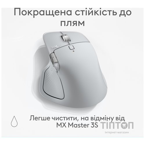 Миша бездротова Logitech MX Master 4 Pale Gray (910-007563)