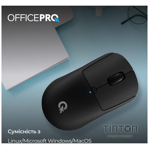 Мишка OfficePro M307B Silent Click Wireless/Bluetooth Black (M307B)