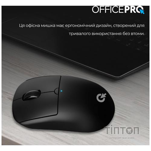 Мишка OfficePro M307B Silent Click Wireless/Bluetooth Black (M307B)