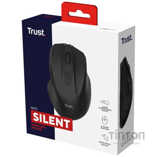 Мишка Trust Nito Silent Wireless Black (25549)
