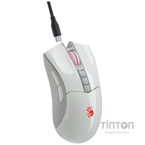 Миша Bloody R90 Plus Greyish White