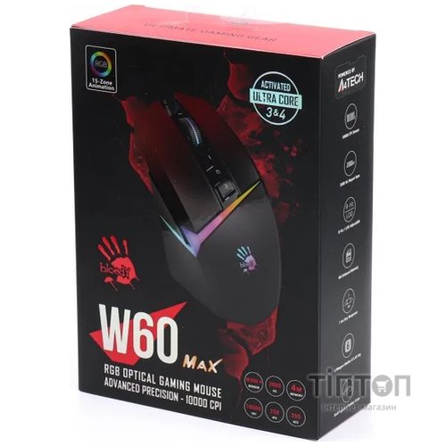Миша Bloody W60 Max Gradient Red