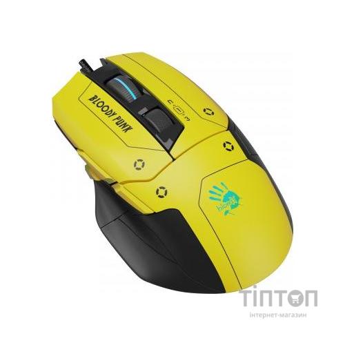 Миша Bloody W70 Max Punk Yellow