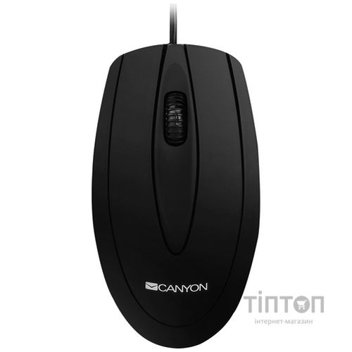 Мишка Canyon CM-1 USB Black (CNE-CMS1)