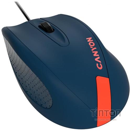 Мишка Canyon M-11 USB Blue/Red (CNE-CMS11BR)