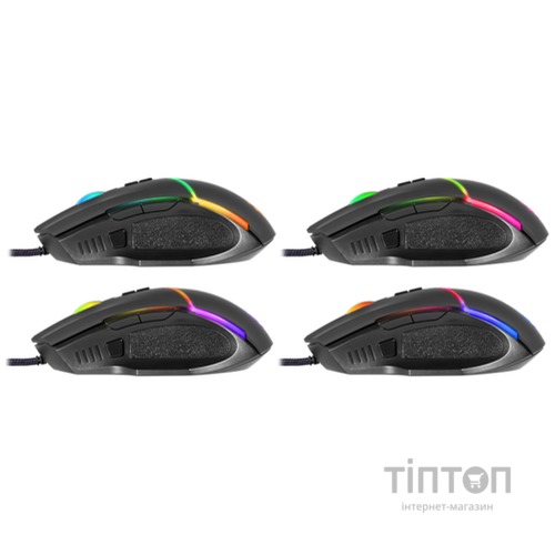 Миша DEFENDER (52880) Warfame GM-880L RGB, 8 кнопок,12800 dpi