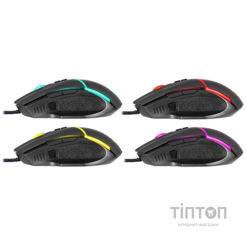 Миша DEFENDER (52880) Warfame GM-880L RGB, 8 кнопок,12800 dpi