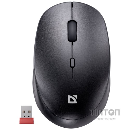 Миша Defender Auris MB-027, Black (52027)