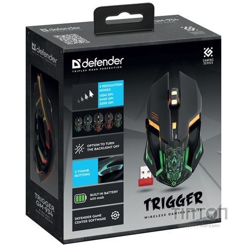 Миша Defender Trigger GM-934 Black (52934)