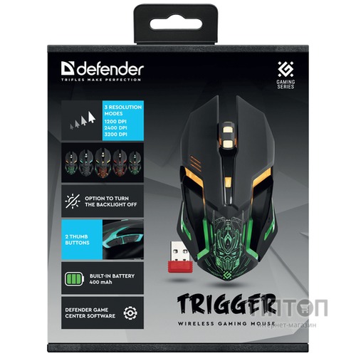 Миша Defender Trigger GM-934 Black (52934)