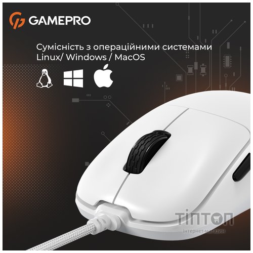 Миша GamePro GM690W White