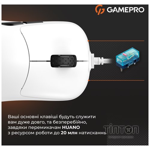 Миша GamePro GM690W White