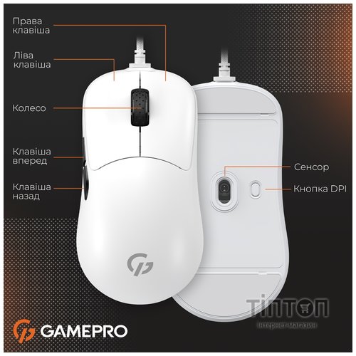 Миша GamePro GM690W White