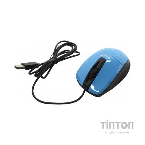 Миша Genius DX-150X чорно-синя, USB