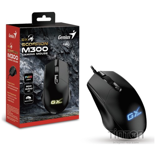 Миша Genius Scorpion M300, Black ,USB