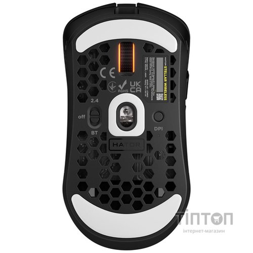 Мишка Hator Stellar Wireless/Bluetooth/USB Black (HTM650)