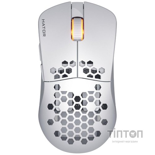 Мишка Hator Stellar Wireless/Bluetooth/USB White (HTM651)