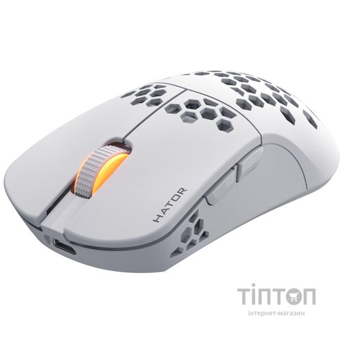 Мишка Hator Stellar Wireless/Bluetooth/USB White (HTM651)