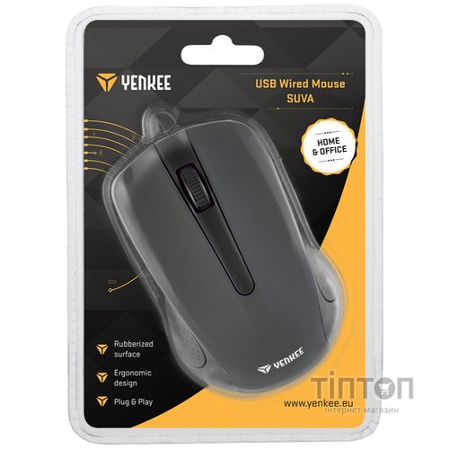 Миша комп'ютерна Yenkee YMS 1015BK Mouse USB Suva Black