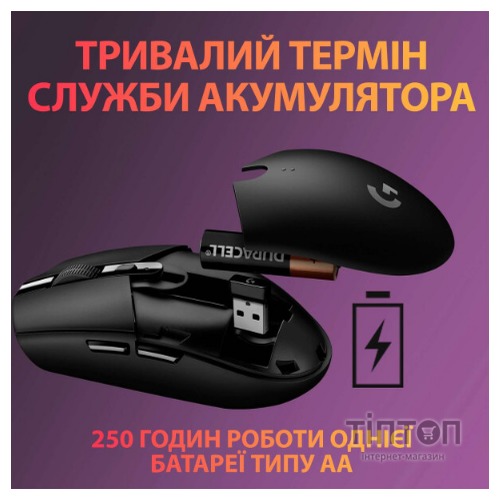 Миша Logitech Wireless Gaming Mouse G305 Black