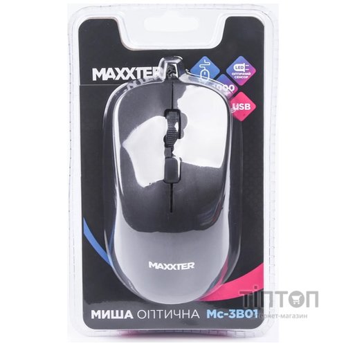 Миша Maxxter Mc-3B01 Black