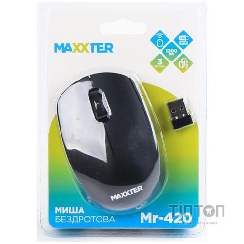 Мишка Maxxter Mr-420 Wireless Black (Mr-420)
