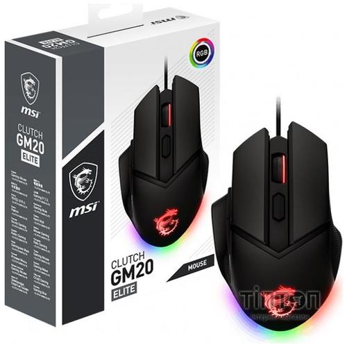 Миша MSI Clutch GM20 Elite Black (CLUTCH GM20 ELITE)