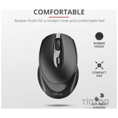 Миша Trust Zaya Rechargeable WL Black