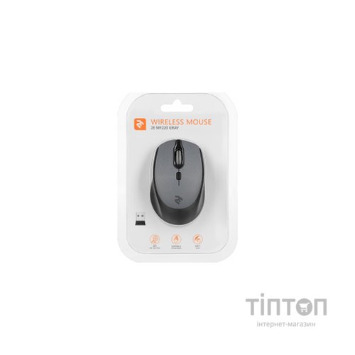 Мишка 2E MF220 Wireless Grey (2E-MF220WB)