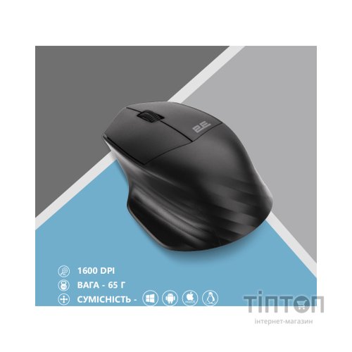 Мишка 2E MF280 Silent Wireless/Bluetooth Black (2E-MF280WBK)
