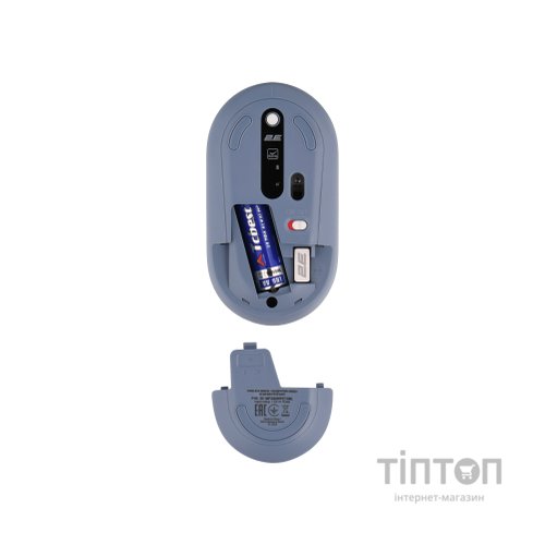 Мишка 2E MF300 PETSCATS Silent Wireless/Bluetooth Blue (2E-MF300WPETSBL)