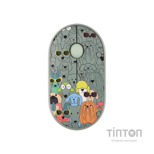 Мишка 2E MF300 PETSDOGS Silent Wireless/Bluetooth Green (2E-MF300WPETSGN)