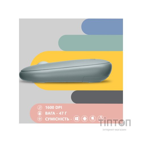 Мишка 2E MF300 Silent Wireless/Bluetooth Ashen Green (2E-MF300WGN)