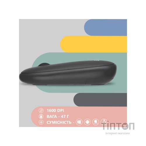 Мишка 2E MF300 Silent Wireless/Bluetooth Graphite Black (2E-MF300WBK)