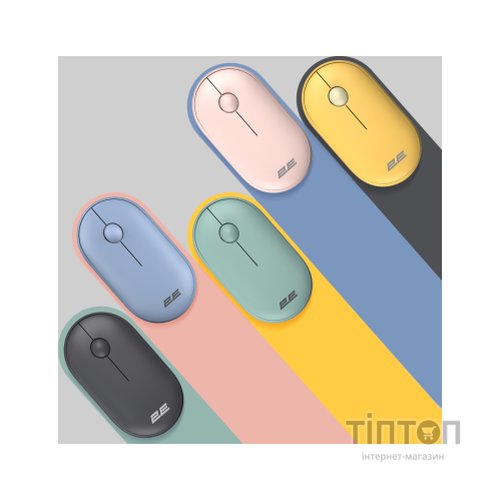Мишка 2E MF300 Silent Wireless/Bluetooth Stone Blue (2E-MF300WBL)
