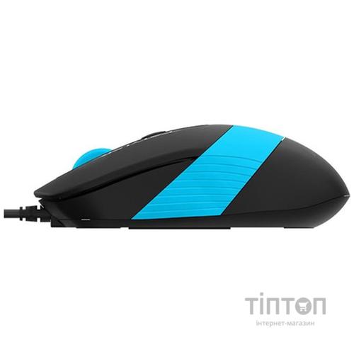 Мишка A4-Tech Fstyler FM10, 4 кн., 1600 dpi, чорно-блакитна (FM10 (Blue))
