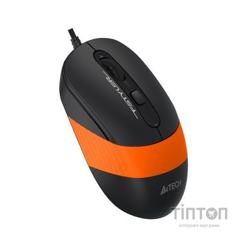 Мишка A4-Tech Fstyler FM10, 4 кн., 1600 dpi, чорно-помаранчева (FM10 (Orange))