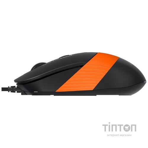 Мишка A4-Tech Fstyler FM10, 4 кн., 1600 dpi, чорно-помаранчева (FM10 (Orange))