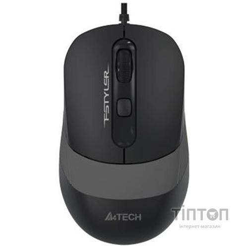 Мишка A4-Tech Fstyler FM10, 4 кн., 1600 dpi, чорно-сіра (FM10 (Grey))