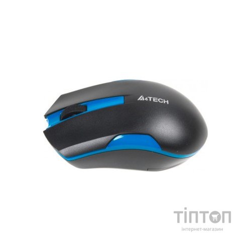 Мишка A4-tech G3-200N чорно-синя, безпровідна, USB