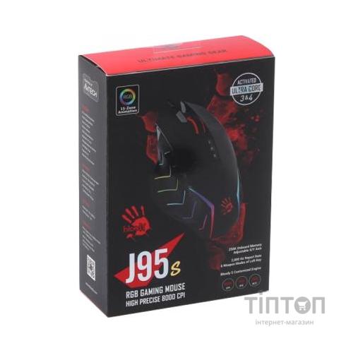 Мишка A4Tech Bloody J95s Black