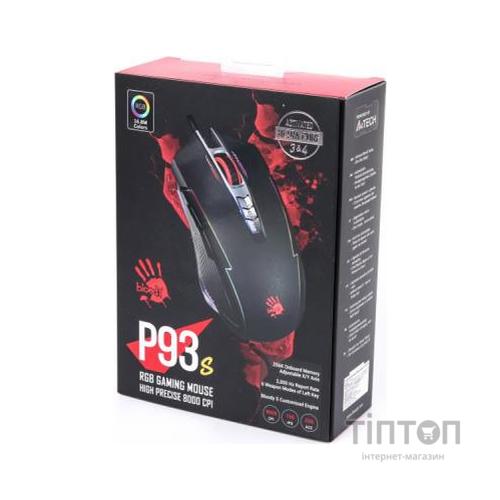 Мишка A4Tech Bloody P93s Stone Black