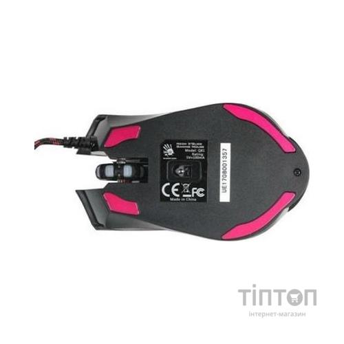 Мишка A4Tech Bloody Q81 Neon XGlide Curve Black