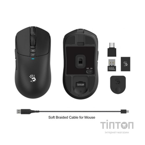 Мишка A4Tech Bloody R72 Ultra Wireless/USB Black (4711421000895)