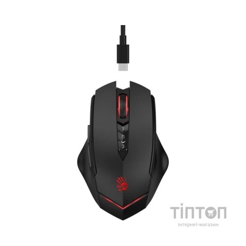 Мишка A4Tech Bloody R80 Plus Wireless/USB Black Skull (4711421003018)