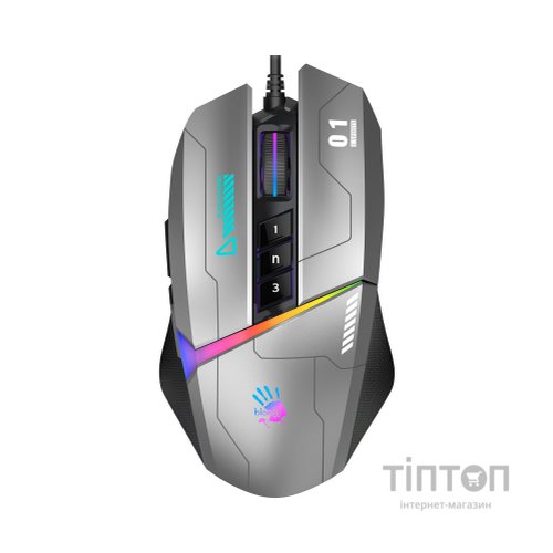 Мишка A4Tech Bloody W60 Max Gun Grey